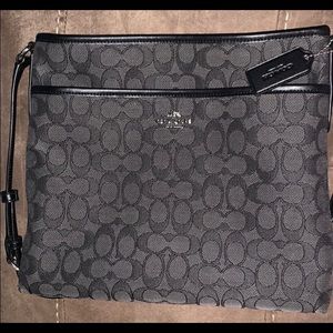 Coach File Crossbody in Signature Canvas